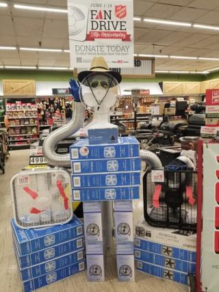 Westlake in-store fan display