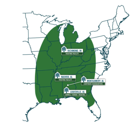 84 Lumber Locations Map 84 Lumber Gives Top Honors To Southeast Forest Products Hbs Dealer