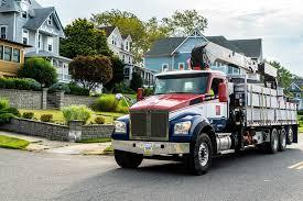 a fire truck parked in front of a house