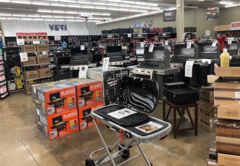 Grill area in-store
