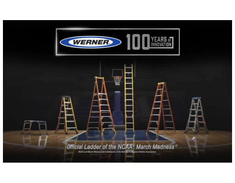 Werner ladder 2022 ncaa net cutting imagery