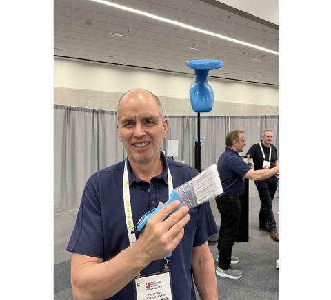 NHS Grip-Free brush inventor Greg Freuler