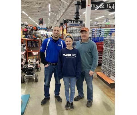 T&M Hardware, Scott, Samantha, Tim