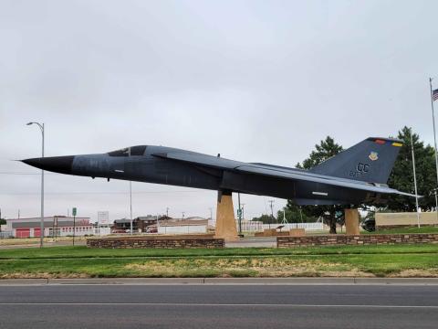 James Burns F-111 in Clovis