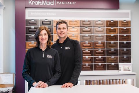 Kate and Scott Norrie of Howe Lumber. (Photo by Serena Burroughs)