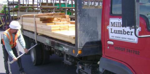 Miller Lumber truck