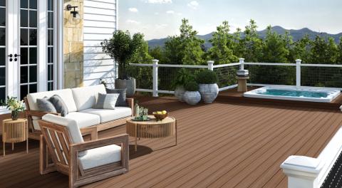 Envision Ridge Premium Sandstone Deck