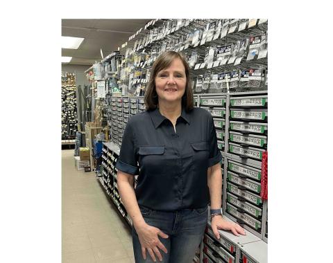 JoAnn Virag in her hardware store