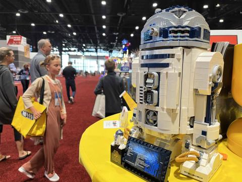 Star Wars Lego in aisle at Ace show fall 2022