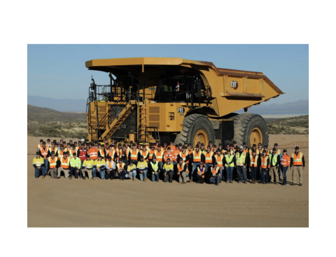 Caterpillar first electric large mining truck