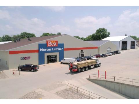 Marcus Lumber yard view