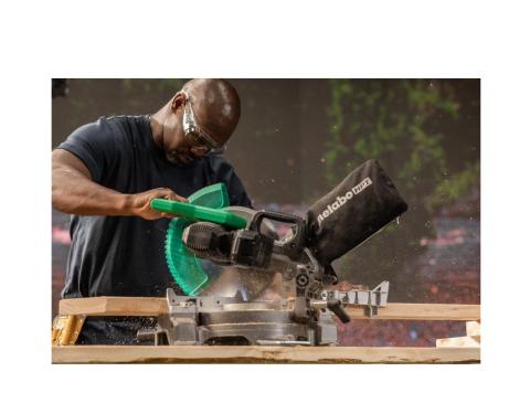 Metabo 10-inch single bevel cordless miter saw