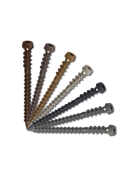 Spax composite deck screws.