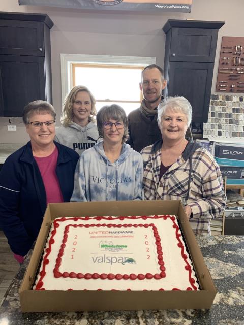 Whetstone paint race winner cake