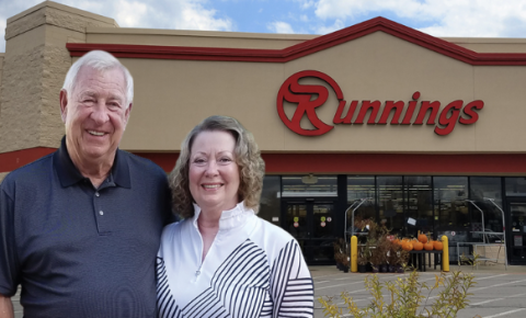 Runnings storefront