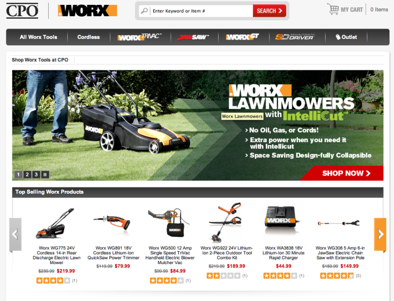 CPO Commerce launches Worx and Greenworks websites HBS Dealer