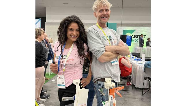 Inventor Derry and assistant