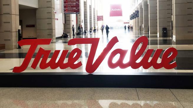 True Value signage photo by Tim Burke