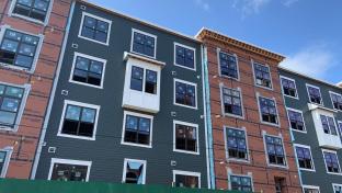 a large brick building