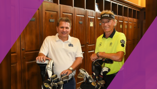 Bernhard Langer standing in a room