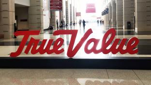 True Value signage photo by Tim Burke